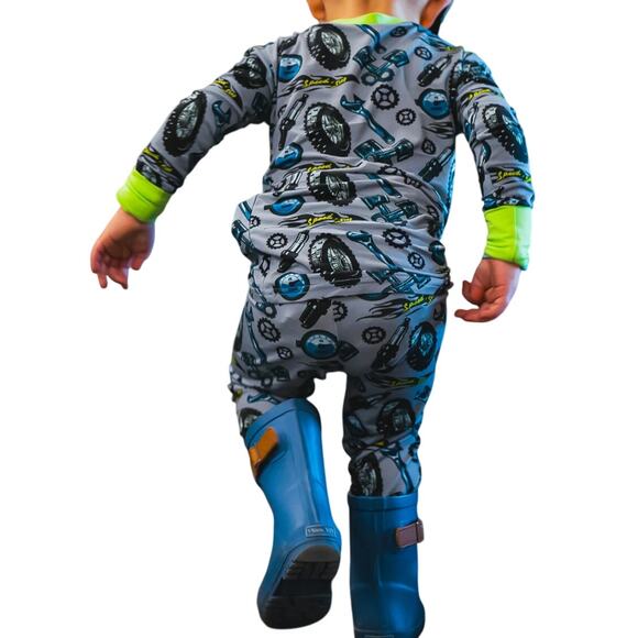 Rad Rascals Speedshop 2 Piece Jammies Set 5T - Picture 2 of 9